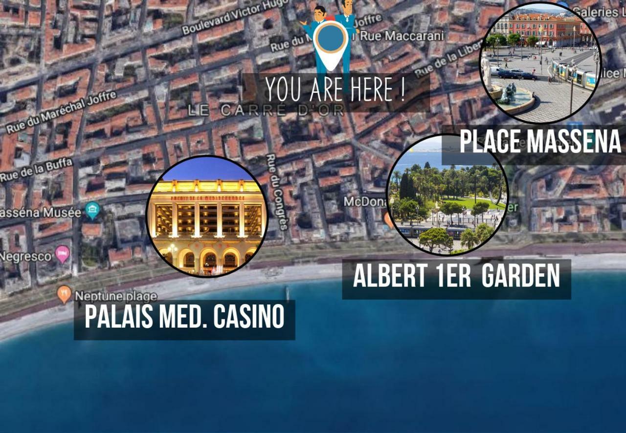 Nestor&Jeeves - Palais Marie Prestige - Central - Close Sea Nizza Exterior foto
